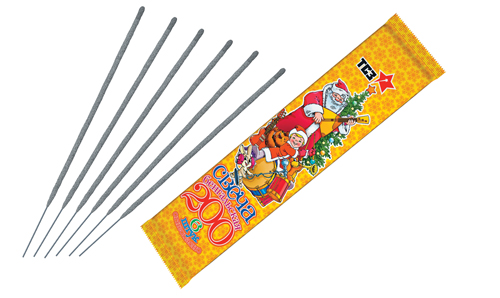  Бенгальские свечи 6 шт 200 мм в пакете  в Таганроге